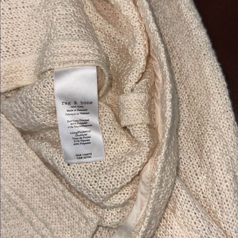 🔥🔥🔥NEW Rag & Bone Carol Jacket Ecru - Picture 6 of 8